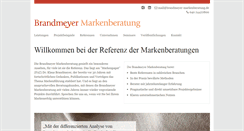 Desktop Screenshot of brandmeyer-markenberatung.de