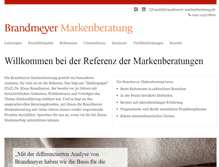 Tablet Screenshot of brandmeyer-markenberatung.de